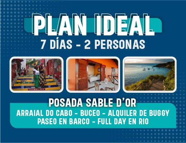 PLAN IDEAL    Pousada Sable D’or EN BUZIOS