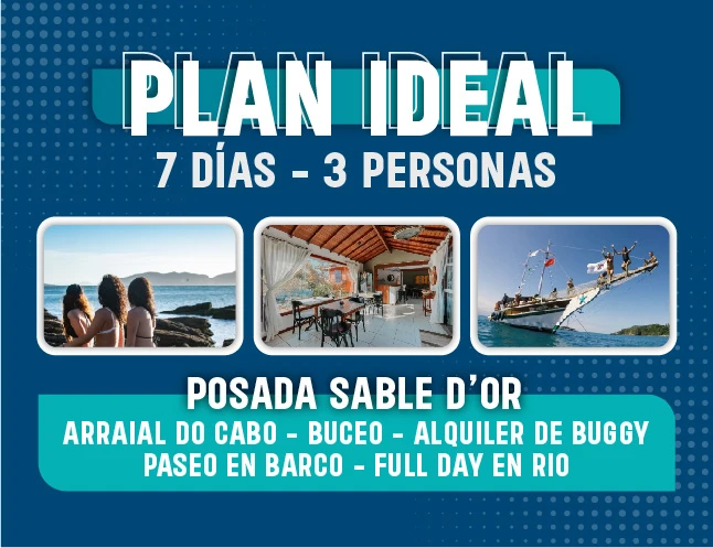 PLAN IDEAL   Pousada Sable D’or EN BUZIOS