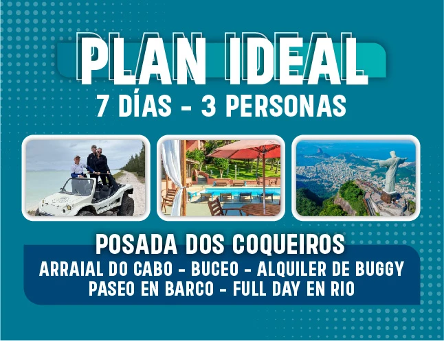 PLAN IDEAL  Pousada dos Coqueiros Búzios  