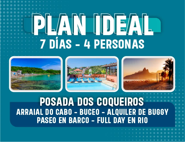 PLAN IDEAL  Pousada dos Coqueiros Búzios  