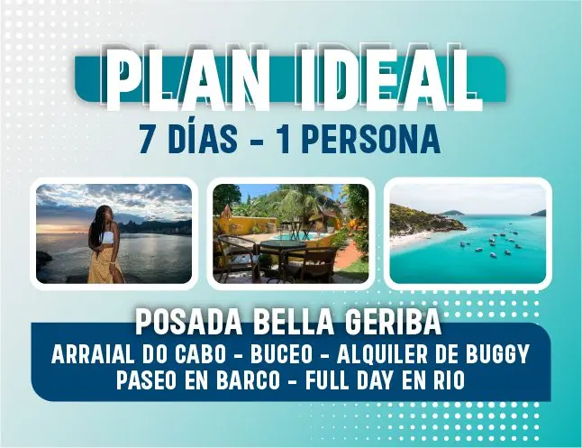 PLAN IDEAL  Pousada Bella Geriba Buzios
