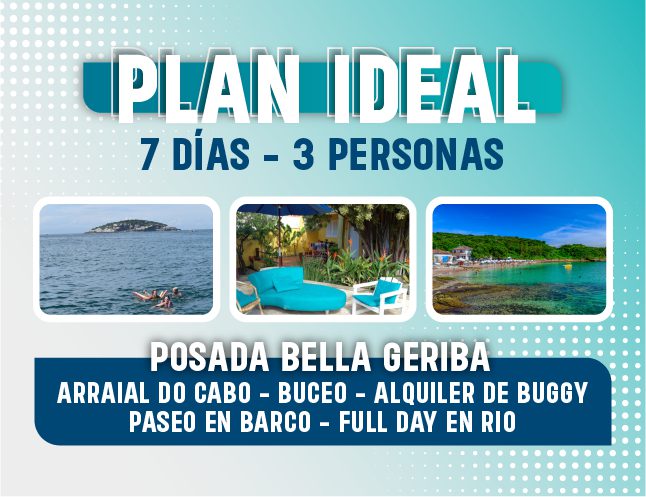 PLAN IDEAL  Pousada Bella Geriba Buzios