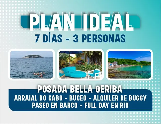PLAN IDEAL  Pousada Bella Geriba Buzios