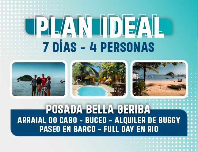 PLAN IDEAL  Pousada Bella Geriba Buzios