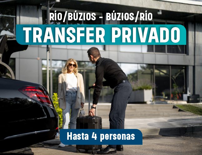 TRANSFER PRIVADO   OUT BUZIOS a Rio de Janeiro 1 A 4 PAX