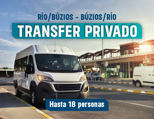 TRANSFER PRIVADO IN RIO DE JANEIRO – BUZIOS HASTA 18 PAX