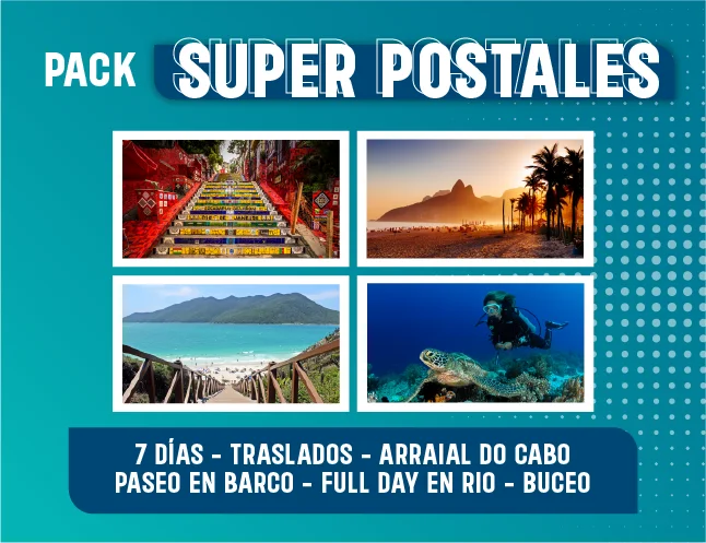 PACK SUPER POSTALES BUZIOS