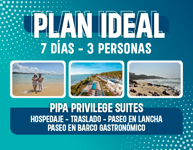Plan PIPA Pipa Privilege Suítes 3 PAX