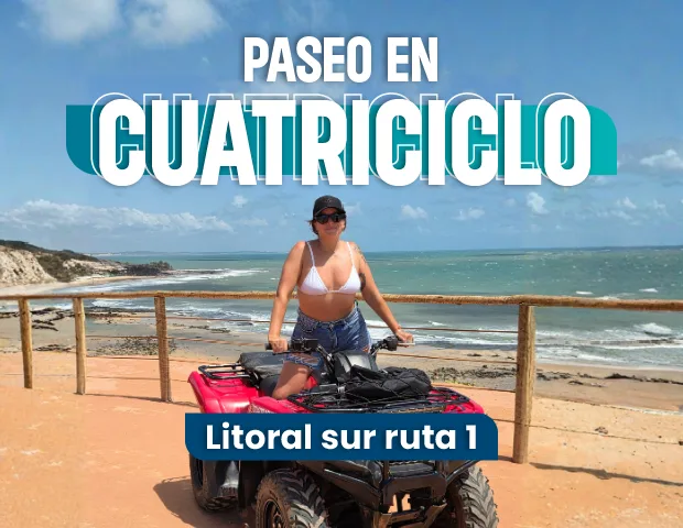Paseo en Cuatriciclo en Pipa – Litoral Sur Ruta 1
