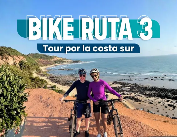 BIKE Recorrido Ruta 3 Tour Costa Sur  Guiado