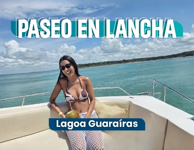 Paseo en Lancha en  Lagoa Guaraíras